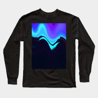 abstract liquidity Long Sleeve T-Shirt